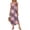 Pink, variant on HOXZODT Women’s Argyle Plaid Maxi Dress Sleeveless Scoop Neck Side Slit Summer Maxi Dresses for Women, Blue, L