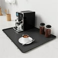 thumbnail image 5 of Silicone Kitchen Counter Mat for Coffee Machines 40x50cm Non Slip Design Black, 5 of 9