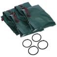 thumbnail image 4 of TKSE Saco de basura de jardín auto-erigible, sacos de hojas, bolsa de tejido de jardín grande portátil de 270 L * 2, basura, basura, reciclaje de césped, 4 of 5