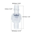 thumbnail image 2 of Uxcell 9.4mm Dia. Hose Connector EPDM Plastic Non Return One Way Check Valves 2 Pack, 2 of 5