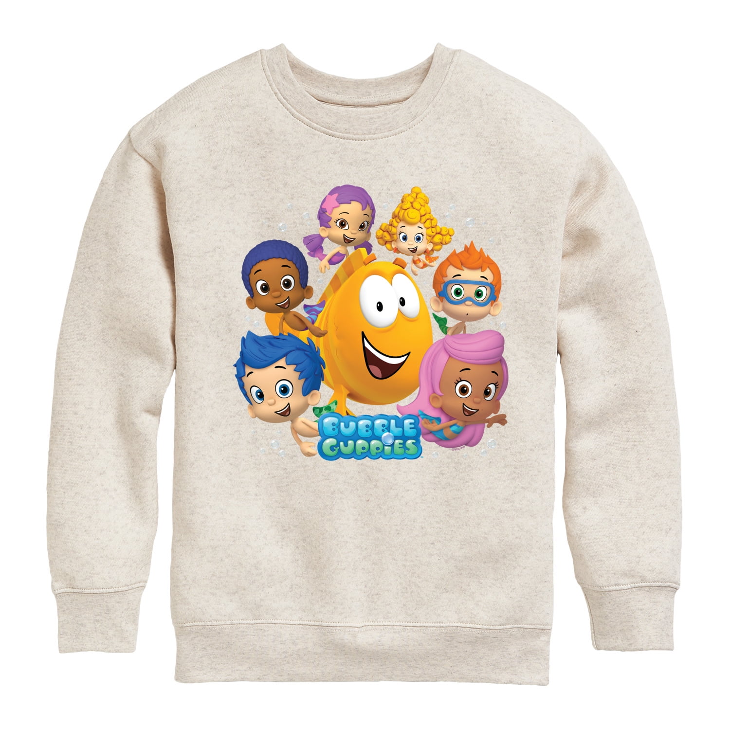 Bubble Guppies Mr. Grouper And Guppies Toddler And Youth Crewneck