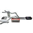 thumbnail image 3 of Truck Exhaust Kits - Shop Line Dual Exhaust Sytem 2.5 inch Aluminized Pipe Flowmaster Super 40 Muffler Polished Rolled Tips With Corner Exit Adapters, 3 of 10