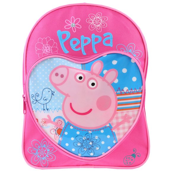 Mochila escolar Peppa Pig para niñas, mochila para libros, color rosa