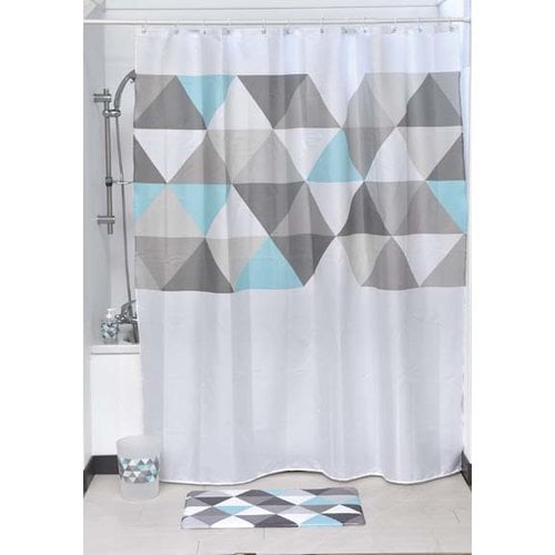 Evideco Nordik Printed Single Shower Curtain Walmart Com Walmart Com