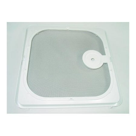 Corner Vent - Ventline BVC0573-41 Roof Vent Radius Corner Screen Polar White Trailer RV