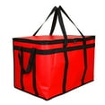 thumbnail image 2 of Bolsa aislante para entrega de alimentos, bolsa de comestibles para comida fría y caliente, calentador de alimentos, bolsa térmica para restaurante, Rojo, 2 of 8