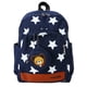 thumbnail image 1 of Bolsa para la escuela Bolsos de escuela para niños Lienzo Lindo Patrón de estrella Mochila de viaje Niños Kindergarten Mochilas con monedero azul oscuro 1 1, 1 of 5