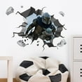 thumbnail image 3 of Mandalorians Wall Sticker For Bedroom Living Room Nursery Party Decorations Anime Cartoon Background Self-Adhesive Wall Decor Baby Boy Girl Kids Room Wall Mural Decor Poster Gift, 3 of 4