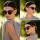 thumbnail image 5 of Gafas de sol WearMe Pro Tate Polarized Classic Round para mujer, 5 of 8