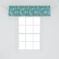 thumbnail image 2 of Ambesonne Surfboard Window Valance, Aloha Hawaii Ocean, 54" X 12", Multicolor, 2 of 3