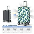 thumbnail image 6 of Haiem Blue Sunflowers Luggage Cover Printed Suitcase Covers for Luggage Elastic Washable Suitcase Protector Fits 18-32 Inch Luggage-Large, 6 of 9