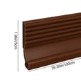 thumbnail image 2 of Weather Stripping Door Bottom Seal for Draft Prevention Noise Reduction Easy Installation - Fits Interior and Exterior Doors, 2 of 5