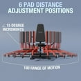 thumbnail image 4 of Syedee Hip Abductor Machine, Plate-Loaded Inner and Outer Thigh Machine, Thigh Master Hip Trainer, Hip Thrusters for Home Gym with 100lbs Weight Plate, 4 of 8