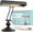 Matte Black, variant on Home Intuition Classic Antique Retro Adjustable Leaning Piano Lamp Banker Desk Light (Satin Nickel)