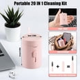 thumbnail image 3 of CHOK 20 in 1 Keyboard and Electronics Cleaning Kit Multi-Tool for Phones Tablets Computers PC TV and Camera Includes Retractable Brush Keycap Remover Flocking Sponge Earbud Cleaner Pen Sc, 3 of 8