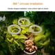 thumbnail image 3 of Lámpara Angel Ring Plant Light Sunlight Phytolamp Lámpara de vivero USB (uno para tres) Ndcxsfigh  Nuevos Originales, 3 of 8