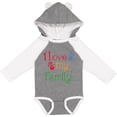 thumbnail image 3 of Inktastic I Love My Family Boys or Girls Long Sleeve Baby Bodysuit, 3 of 5