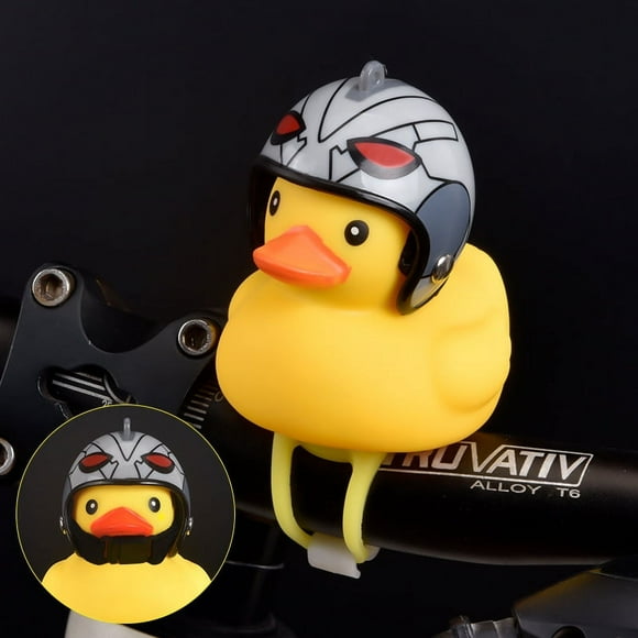 Wind breaking Duck Road Bicycle Bell Little Duck Yellow Duck Helmet Children Riding with Helmet Horn Light