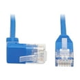 thumbnail image 5 of Tripp Lite by Eaton Up-Angle Cat6 Gigabit Molded Slim UTP Ethernet Cable RJ45 Right-Angle Up M to RJ45 M Blue 7 ft. 2.13 m N204S07BLUP, 5 of 5