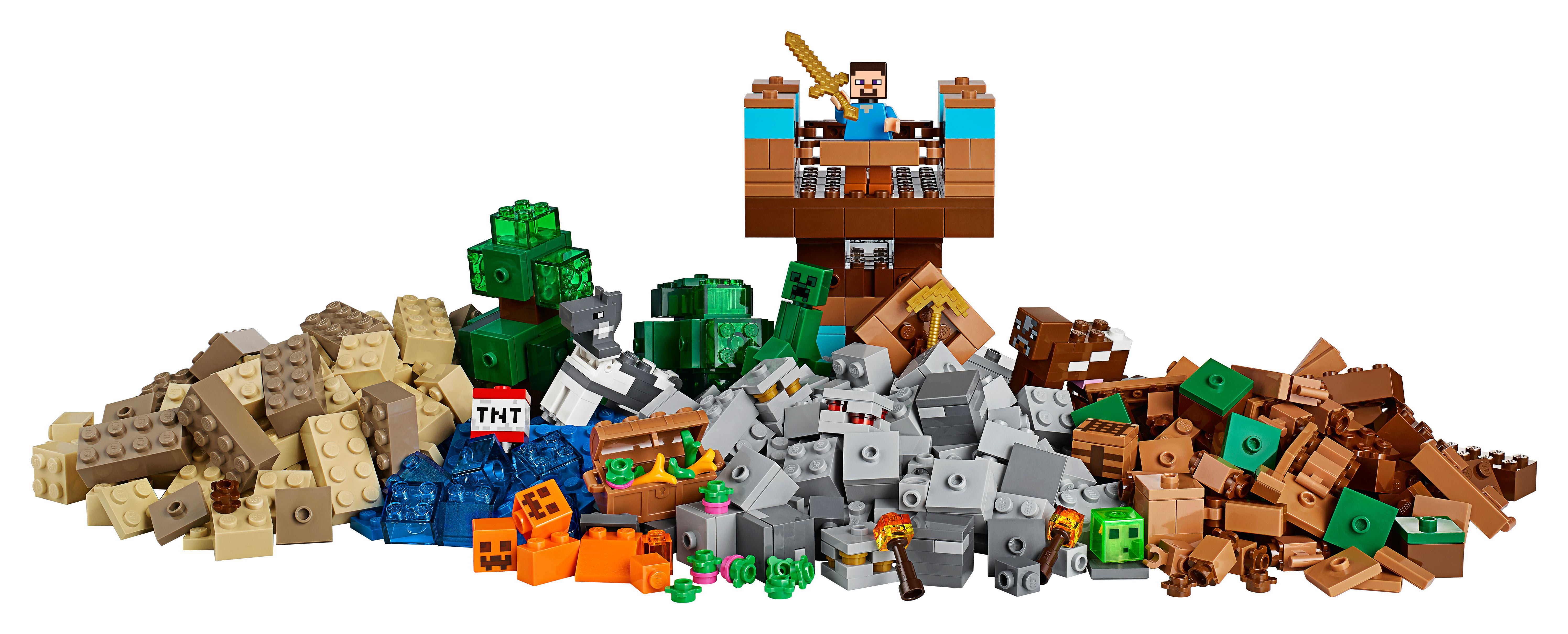 intellektuel køn ukrudtsplante LEGO Minecraft The Crafting Box 2.0 21135 (717 Pieces) - Walmart.com