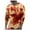 Khaki, variant on toraway Summer Clothes Pocket Protector for Men Shirt with Badge Men's Celebration Performance Trick Fashion Casual Shirt Hand Printed Theme Printed Long Sleeve Round Neck T Shirt L