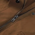 thumbnail image 6 of Frontwalk Women Military Jacket Zip Up Lightweight Utility Jackets Fall Winter Cropped Cargo Jacket Field Safari Coat Outwear Size S-5XL, 6 of 6