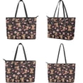 thumbnail image 3 of TSOVTHRID Purses for Women Waterproof Handbag with Matching Wallet Set Leather Shoulder Bag Tote Satchel with Purse for Ladies Valentine's Day Shopping, Highland Cattle Love Heart Rose Print, 3 of 7