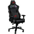 thumbnail image 2 of ASUS ROG Chariot RGB Gaming Chair Memory Foam Lumbar Support, 4D Adjustable Armrest, Reclining Backrest, Breathable Leatherette Material, 2 of 4