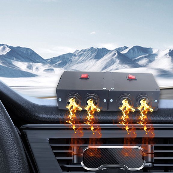 ZFYXGS 2024 New Portable Car Heater Defroster 12V, Small Space Heater for Car Indoor Use Clearance