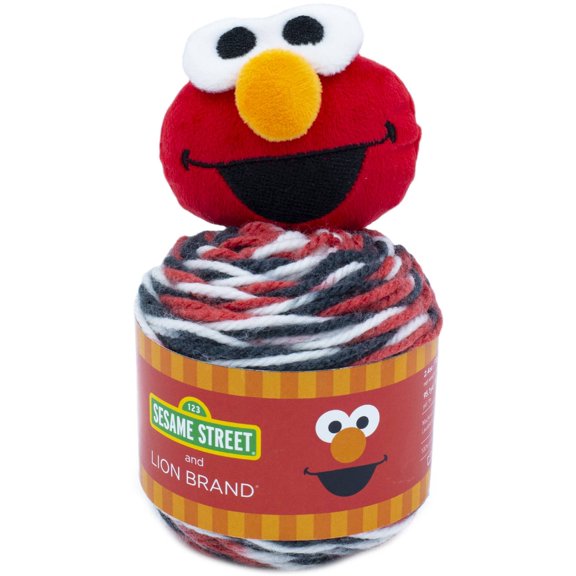 Lion Brand Sesame Street One Hat Wonder Yarn Elmo