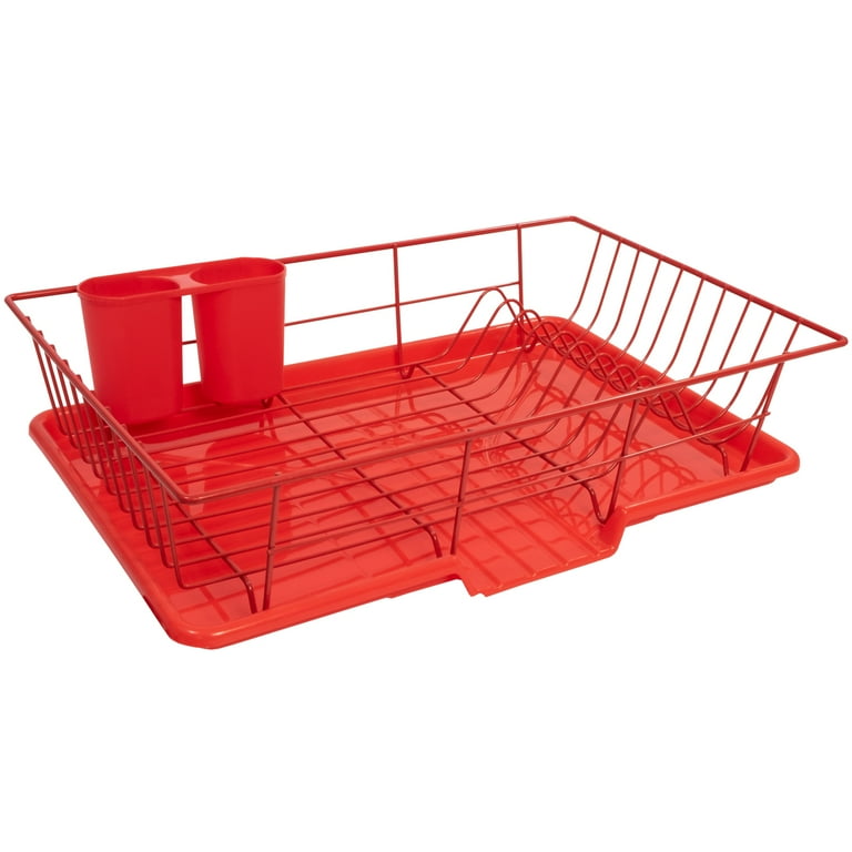 Buy Wholesale China 2014 Plastic Red Plastic Kitchen Dish Drainer Online & Plastic  Dish Drainer at USD 9.91