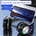 thumbnail image 3 of TanSiDing Bluetooth Headphones Wireless Earbuds, HiFi Stereo Foldable Gaming Headset with Microphone, Bluetooth 5.1, Built-in Mic, Wired Mode for PC Cell Phones TV, 3 of 7