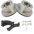 thumbnail image 2 of TRQ Rear Metallic Brake Pad & Rotor Kit Set Fits Select Chevy GMC 3500 Truck Van, 2 of 4