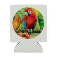 thumbnail image 2 of Colorful Tropical Rainforest Parrots Can Cooler - Drink Sleeve Hugger Collapsible Insulator - Beverage Insulated Holder, 2 of 4