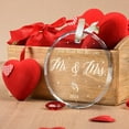 thumbnail image 4 of Wedding Gifts - Mr and Mrs Gifts - Wedding Gifts for Couples 2024, Wedding Gifts for Couple, Wedding Gifts for Bride - Future Mr and Mrs Gifts - Bridal Shower Gifts - 1st Married Glass Ornament, 4 of 8
