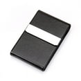 thumbnail image 6 of Flip Leather Cigarette Case Fashion Magnet Adsorption Card Storage Box Smoking Accessories (Gray), 6 of 7