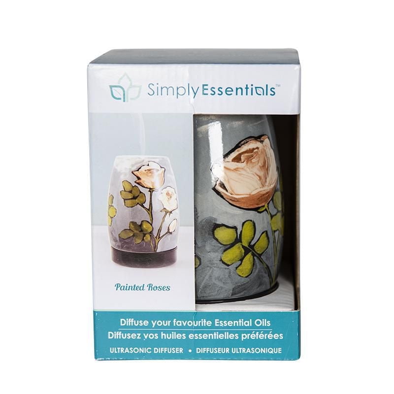 Simply Essentials 100mL Diffuser - Painted Roses, Cool Misting Diffuser