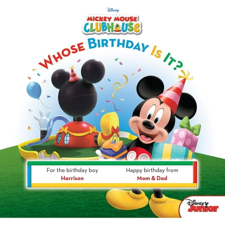 personalized disney book mickey