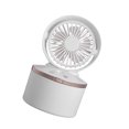 thumbnail image 2 of Matsuzay Ventilador de niebla de pulverización de agua portátil, miniventilador de mano recargable USB eléctrico, humidificador de aire acondicionado Electrodomésticos blanco Matsuzay HA004459-01B, 2 of 6