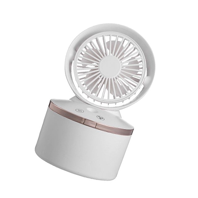Monstrate Ventilador de niebla de pulverización de agua portátil, miniventilador de mano recargable USB eléctrico, humidificador de aire acondicionado Electrodomésticos blanco Monstrate HA004459-01B
