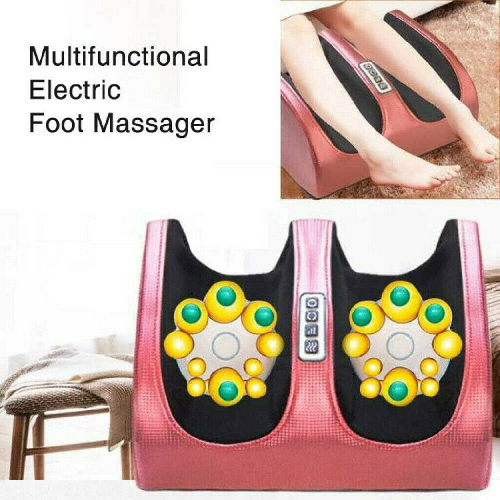 JahyShow Foot Massager Machine Massage,Feet Massager, Chronic Nerve Pain Therapy Spa Gift Deep Kneading Rolling Massage for Leg Calf Ankle, Electric Shiatsu Foot Massager