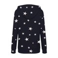 thumbnail image 4 of JUNWELL Y2k Chandail à Capuchon Dames Demi-Fermeture à Glissière Chandail Mode Femmes Chandails à Capuchon & Chandails en Molleton Travail Bureau Sport Noir Noël Automne Chandails à Capuchon pour Femmes Mes Commandes, 4 of 5
