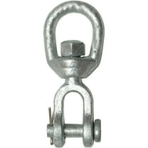 Seachoice 43630 Hot Dip Galvanized 1/2 inch Jaw & Eye Swivel