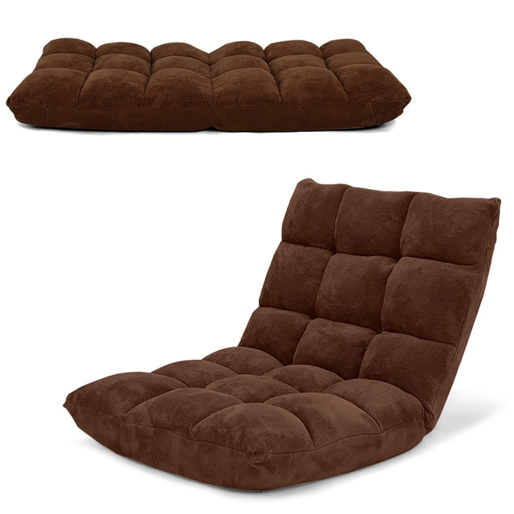 Finihen Adjustable 14-position Cushioned Floor Chair, Folding Lazy Sofa Chair for Living Room, Bedroom, for Gaming, Reading, Coffee Finihen Adjustable 14-position Cushioned Floor Chair, Folding Lazy Sofa Chair for Living Room, Bedroom, for Gaming, Reading, Coffee