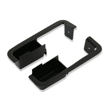 Scott Drake D0ZZ-6524046-7B Deluxe Metal Door Cups Black Pair