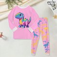 thumbnail image 2 of TOWED22 Girls Boys Pajamas Little Kids Pjs Sleepwear Children Clothes Sets 6-12 Months 12-24 Months 2t 3t 4t 5t 6t 7t 8t 9t Children(Pink,8-9 Y), 2 of 5