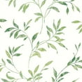 thumbnail image 2 of Chesapeake Sanibel Green Trail Prepasted Easy Walls Wallpaper, 20.5-in by 33-ft, 56.4 sq. ft., 2 of 3