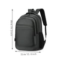 thumbnail image 3 of Laptop Backpack,19 Inch Multi-Compartment Waterproof Lightweight Bag for Men Women | Travel Essentials Bag | Large capacity Commute Daypack,Gray, 3 of 7