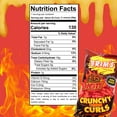 thumbnail image 7 of Brims Fiery Hot Crunchy Cheese Curls Snacks - Oven Baked Spicy Flavored Snack Packs for Party Movie Night Travel Picnic - 7 oz, 2 Bags w/Bonus Snoep in Beperkte Oplage, 7 of 7