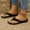 Black, variant on YOUYEDIAN Sandals Women Summer Slip on Beach Slippers Comfortable Vacation Non Slip Orthopedic Flat Shoes (Purple)